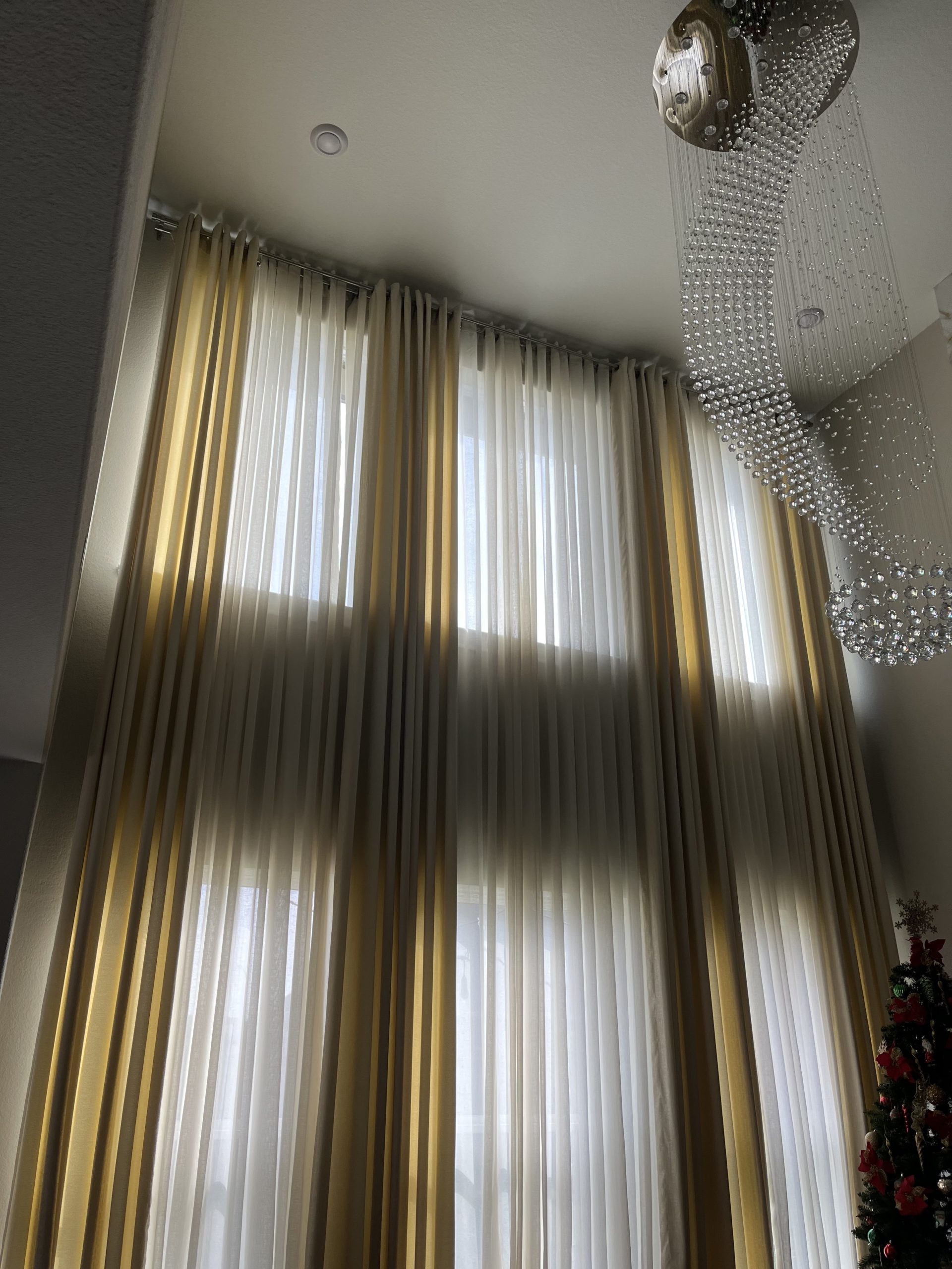 Sheer Drapery and Curtains, High Ceiling Drapes and Curtains